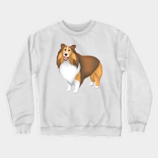 Sable Shetland Sheepdog Dog Sheltie Crewneck Sweatshirt